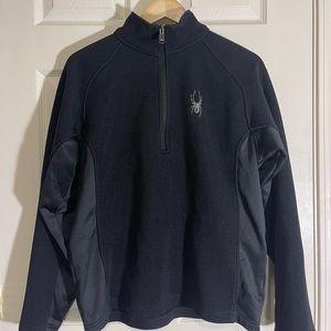 Spyder Black Pullover Mens